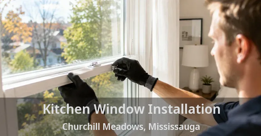 Kitchen Window Installation Churchill Meadows, Mississauga - ON