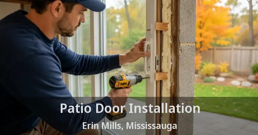 Patio Door Installation Erin Mills, Mississauga - ON