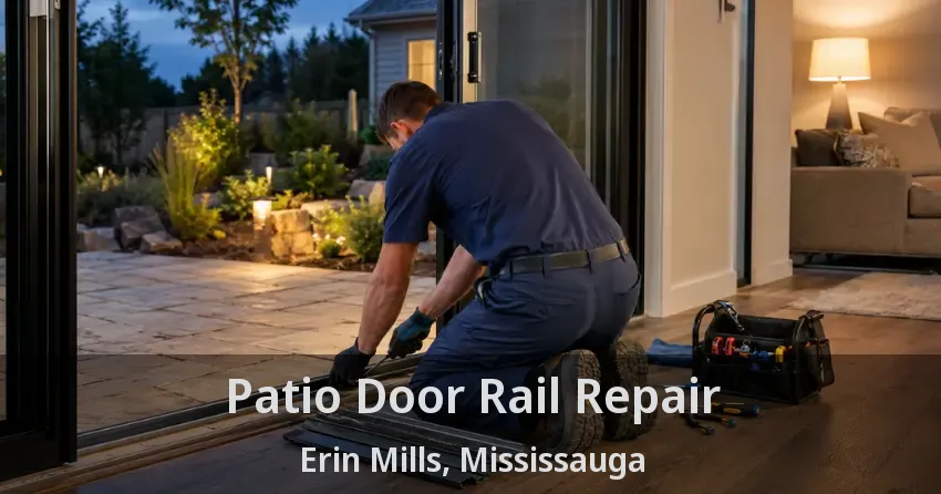 Patio Door Rail Repair Erin Mills, Mississauga - ON