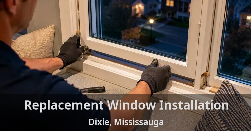 Replacement Window Installation Dixie, Mississauga - ON