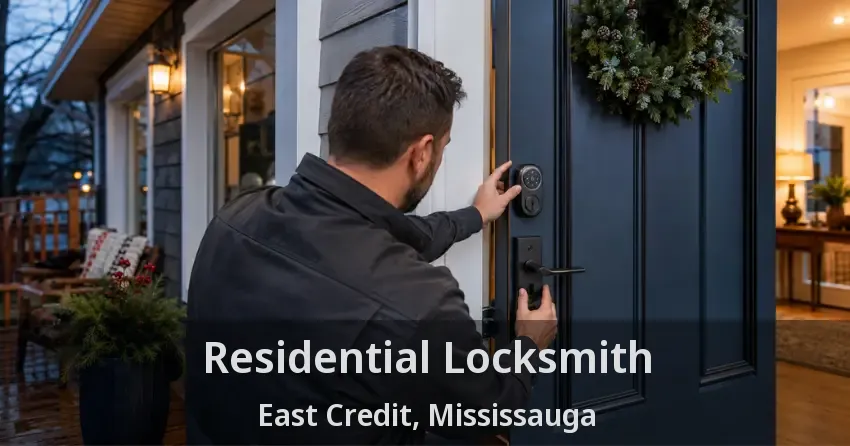 Residential Locksmith East Credit, Mississauga - ON