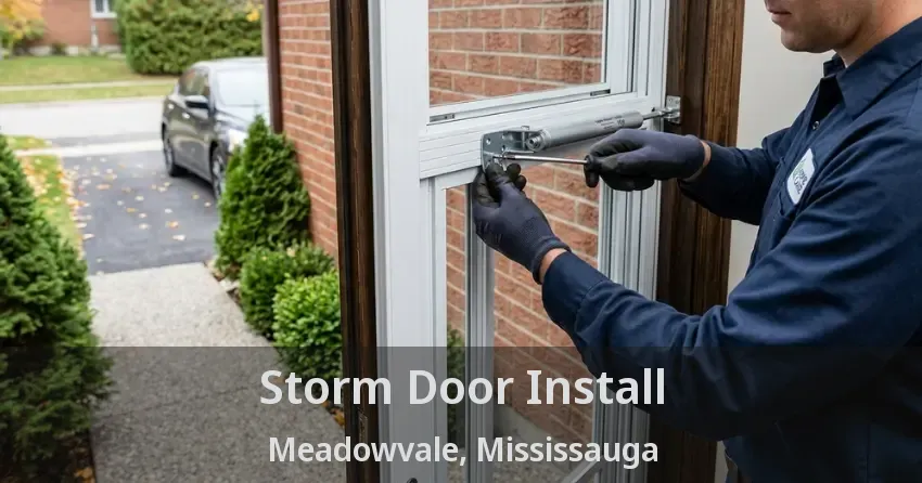 Storm Door Install Meadowvale, Mississauga - ON