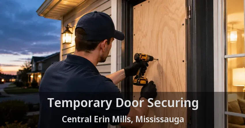 Temporary Door Securing Central Erin Mills, Mississauga - ON
