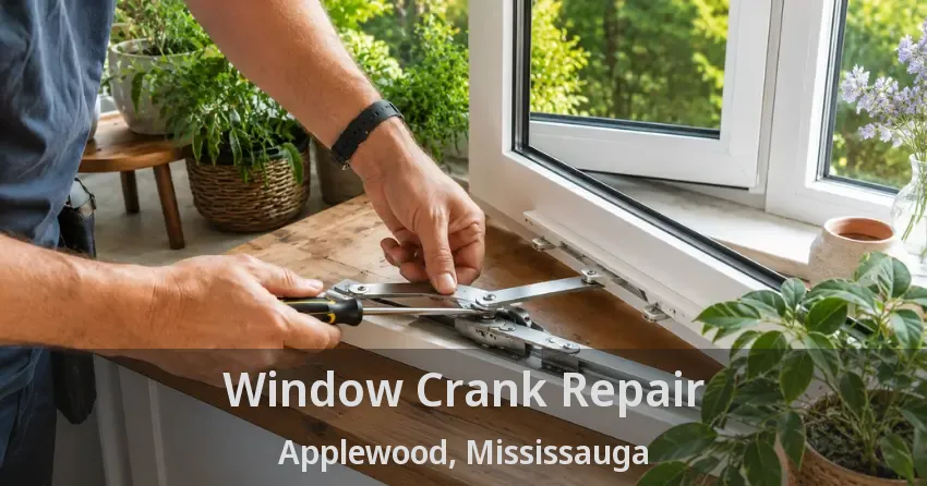 Window Crank Repair Applewood, Mississauga - ON