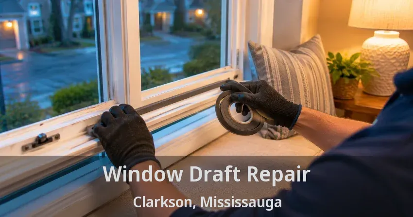 Window Draft Repair Clarkson, Mississauga - ON