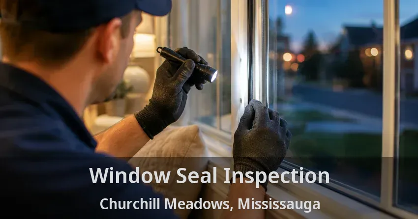 Window Seal Inspection Churchill Meadows, Mississauga - ON