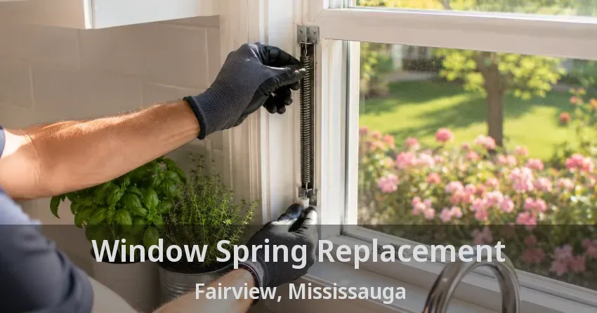 Window Spring Replacement Fairview, Mississauga - ON