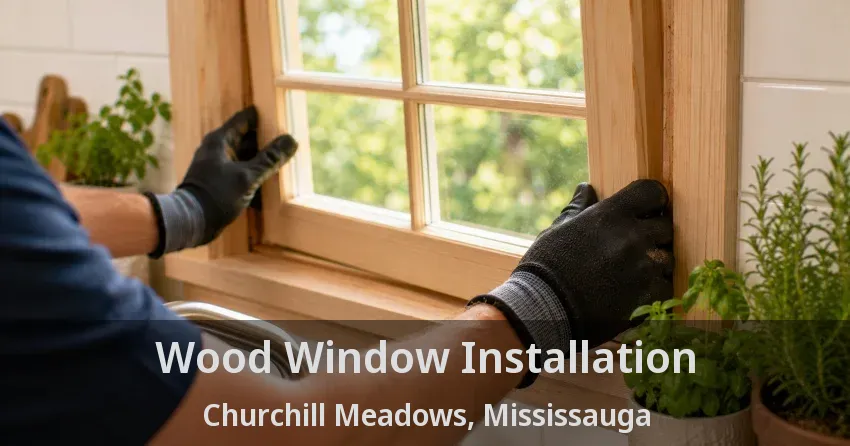 Wood Window Installation Churchill Meadows, Mississauga - ON