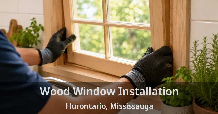 Wood Window Installation Hurontario, Mississauga - ON