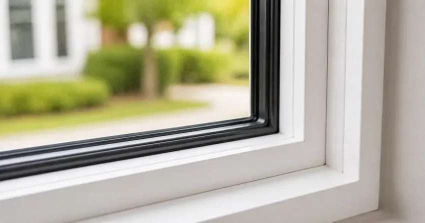 technician repairing window and door hardware in Meadowvale Village, Mississauga home