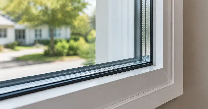 technician replacing window weatherstripping in Mississauga home