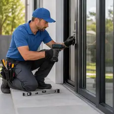 Modern replacement windows on a local home